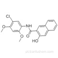 2-Naftalenocarboxamida, N- (5-cloro-2,4-dimetoxifenil) -3-hidroxi-CAS 92-72-8